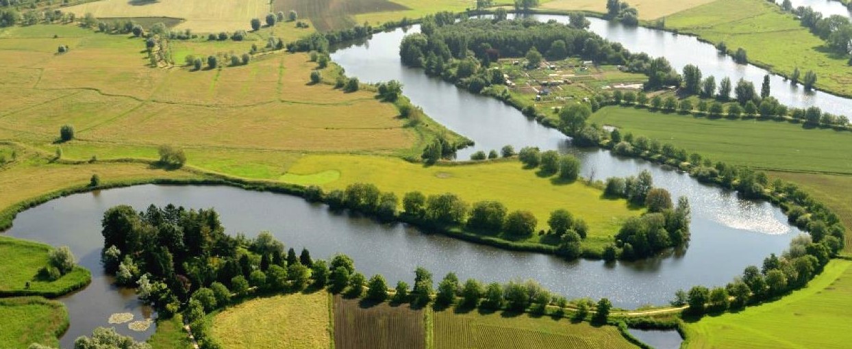 Gestroomlijnd landschap